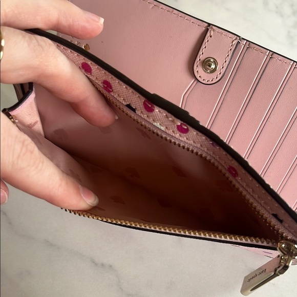 Kate Spade Pink Polka Dot Wallet - Picture 4 of 4